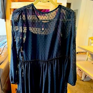 Matilda Jane NWOT Nostalgic Charlie Dress M BLACK